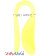 Quilling Paper Strips - Pale Yellow - 3mm